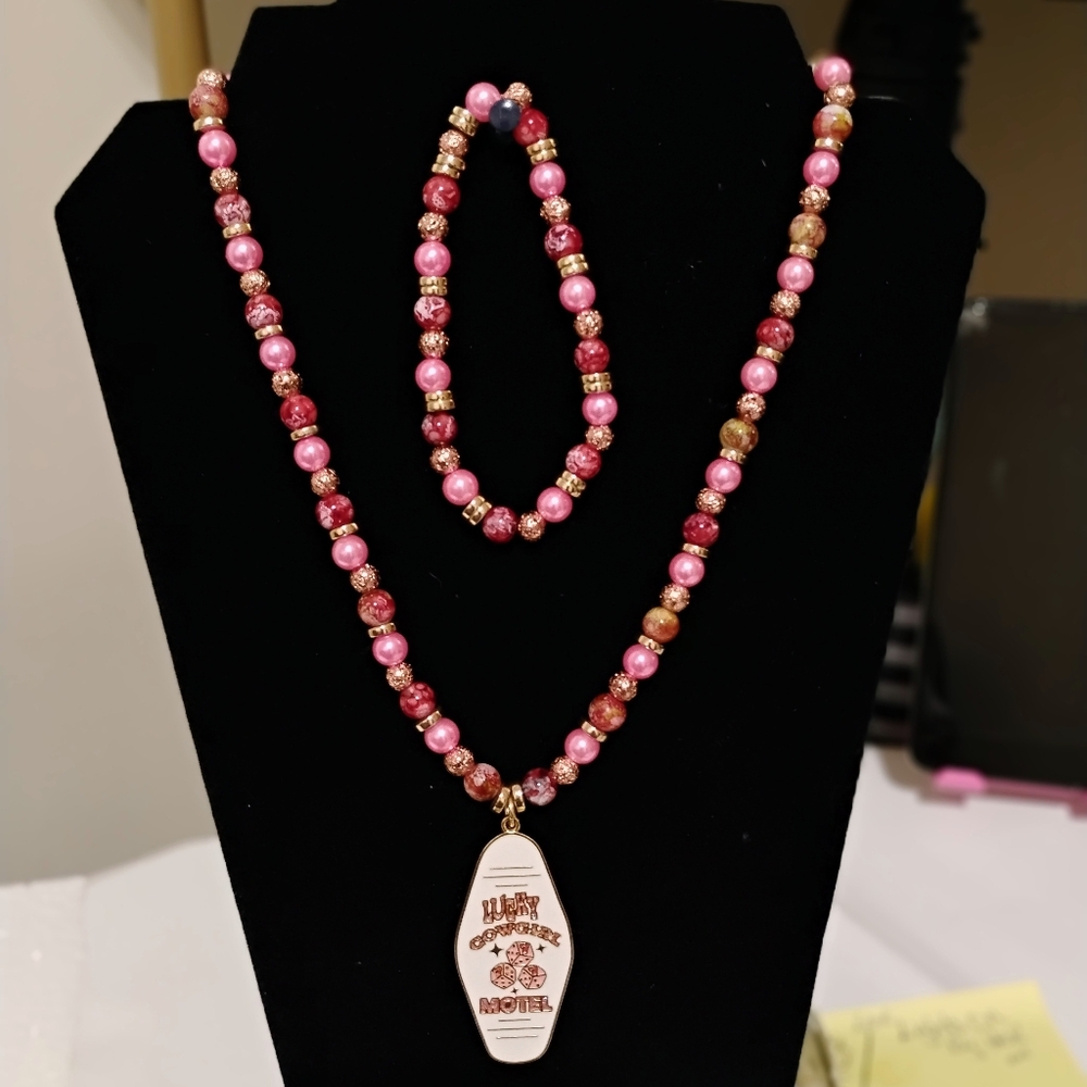 Unisex Handmade Necklace Bracelet Set